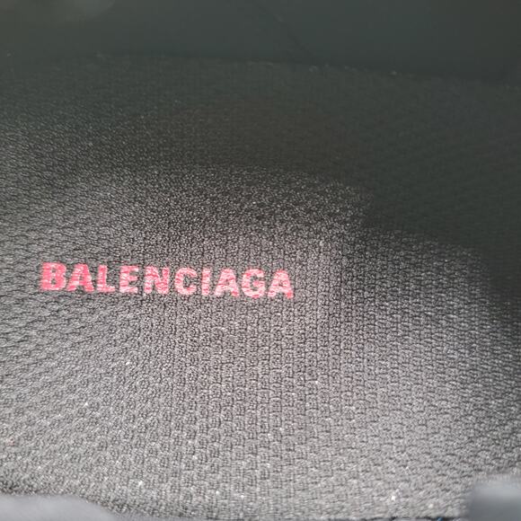 Balenciaga Tyrex Low Black Red Women's Size 7 Sneakers - Picture 9 of 11